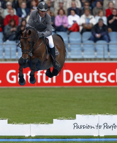 stallone Chaman da Baloubet du Rouet di Ludger Beerbaum salto ostacoli Equine Evolution stalloni tedeschi